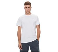 Tommy Jeans Camiseta de Manga Corta para Hombre Slim Cuello Redondo, Blanco (White), 4XL