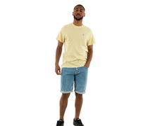 Tommy Jeans Camiseta de Manga Corta para Hombre TJM Classic Cuello Redondo, Amarillo (Lemon Zest), S