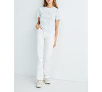 Tommy Jeans Camiseta de mujer de manga corta y corte regular. Azul claro 36