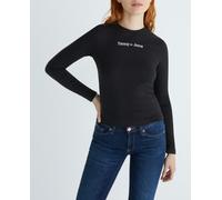 Tommy Jeans Camiseta de mujer de manga larga. Negro 36/S
