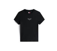 Tommy Jeans Camiseta 'Ess' negro / blanco XS negro / blanco