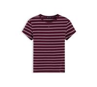Tommy Jeans Camiseta 'ESSENTIAL' rojo vino / blanco lana XL EUR