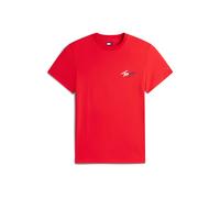 Tommy Jeans Camiseta TJM Slim Sign Chest SS Ext DM0DM22538 S/S, Color Rojo (Rapid Red), L