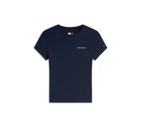 Tommy Jeans Camiseta 'Logo Slim' navy / blanco S navy / blanco
