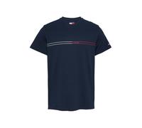 Tommy Jeans Camiseta de Manga Hombre Slim Entry Graphic tee con Cuello Redondo, Azul (Dark Night Navy), XL