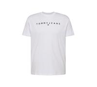 Tommy Jeans Camiseta de Manga Corta Hombre Linear Logo de algodón