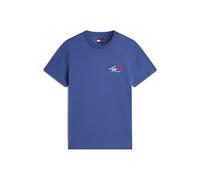 Tommy Jeans TJM Slim Sign Chest SS tee Ext DM0DM22538 S/S T-Shirt, Azul (Blue Storm), XL