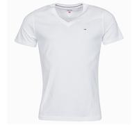 Tommy Jeans TJM ORIGINAL JERSEY V NECK TEE DM0DM04410, Camiseta, Hombre, Classic White, M