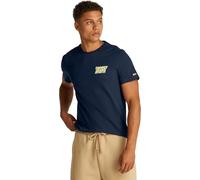 Tommy Jeans Camiseta TJM Slim Bubble Print SS tee EXT S/S para Hombre, Azul, M, Azul (Dark Night Navy), M