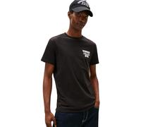 Tommy Jeans Camiseta TJM Slim Entry Bills SS tee DM0DM22321 S/S para Hombre, Color Negro (Negro), Talla XL, Negro (Negro), XL