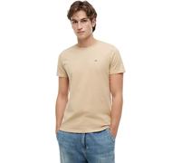 Tommy Jeans Camiseta TJM Xslim Jersey Dm0Dm04411 S/S para Hombre, Beige (Oro Suave), 4XL_Plus