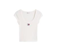 Tommy Jeans Camiseta 'Tommy Badge Slim' navy / rojo / blanco XS-S EUR