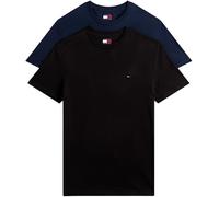 Tommy Jeans Camisetas de Manga Corta Pack de 2 Hombre Xslim Jersey de algodón, Multicolor (Black/Dark Night Navy), M