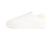 Tommy Jeans Canvas Sneaker Mujer Flatform Elegante, Blanco (Ecru), 37