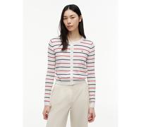 Tommy Jeans Cárdigan 'Flag Embroidery Slim' navy / rojo / blanco S-M navy / rojo / blanco