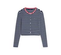Tommy Jeans Cárdigan 'Slim' navy / rojo / blanco XS-S EUR