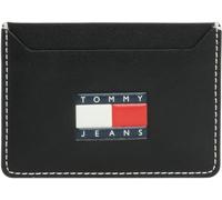 Tommy Jeans TJM HERITAGE LEATHER CC HOLDER Billeteras Hombre, Negro (Black), OS