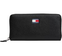 Tommy Jeans Cartera Mujer Must Large con Cremallera, Negro (Black), Talla Única
