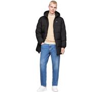 Tommy Jeans Cazadora Acolchada Hombre Essential Down Parka con Capucha, Negro (Black), XXL