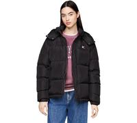 Tommy Jeans Cazadora Acolchada Mujer Alaska Impermeable, Negro (Black), XL