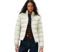 Tommy Jeans Cazadora acolchada Mujer Basic Hooded Down Jacket con capucha, Verde (Misty Sage), L