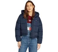 Tommy Jeans Cazadora Acolchada Mujer Cálida, Azul (Dark Night Navy), L