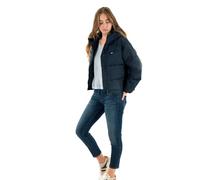 Tommy Jeans Cazadora Acolchada Mujer Cálida, Azul (Dark Night Navy), S