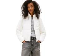 Tommy Jeans Cazadora acolchada Mujer con cuello alto, Blanco (Ecru), XS