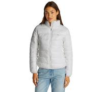 Tommy Jeans Cazadora acolchada Mujer Essential Tape brilante, Blanco (Ecru), L