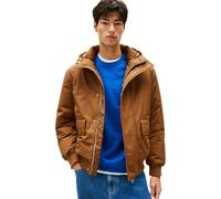 Tommy Jeans Cazadora bomber Hombre City Ready con capucha, Beige (Pecan Nut), S