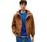 Tommy Jeans Cazadora bomber Hombre City Ready con capucha, Beige (Pecan Nut), XS