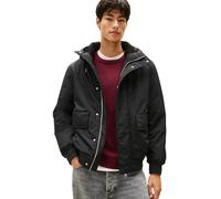 Tommy Jeans Cazadora bomber Hombre City Ready con capucha, Negro (Black), S