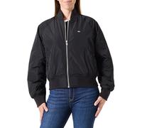 Tommy Jeans Cazadora bomber Mujer Essential impermeable, Negro (Black), M