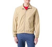 Tommy Jeans Cazadora cortavientos Hombre Essential con cuello alto, Beige (Relic Tan), L