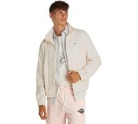 Tommy Jeans Cazadora cortavientos Hombre Essential con cuello alto, Marfil (Ancient White), 3XL