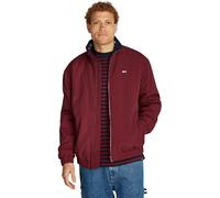 Tommy Jeans Cazadora Hombre Essential Padded Jacket con Cremallera, Rojo (Deep Rouge), XXL