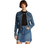 Tommy Jeans Cazadora vaquera Mujer Vivianne Skinny Fit, Azul (Denim Medium), XXS