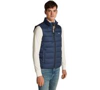 Tommy Jeans Chaleco Hombre Down ligero, Azul (Dark Night Navy), L