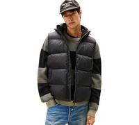 Tommy Jeans Chaleco Hombre Essential Down Vest con Capucha, Negro (Black), XXL