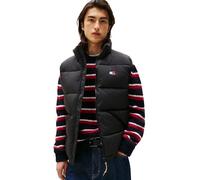 Tommy Jeans Chaleco Hombre Vail con cuello alto, Negro (Black), S