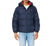 Tommy Jeans Chaqueta Acolchada con Bandera Trasera TJM, Twilight Navy, L para Hombre