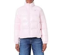 Tommy Jeans Chaqueta acolchada Tjw Pckbl Hd Ess Pffr Shiny Ext Dw0Dw22039 para mujer, rosa (rosa claro), talla S