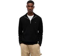 Tommy Jeans Chaqueta con Cremallera Hombre Light con Cuello Alto, Negro (Black), XS