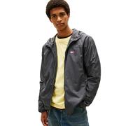 Tommy Jeans TJM Fleece Chicago Jacket Ext Dm0Dm22291 Chaqueta Cortavientos, Grey (Washed Black), XL para Hombre