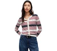 Tommy Jeans Chaqueta de Punto Mujer Cardigan Essential Crew Neck con Botones