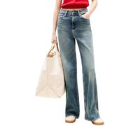 Tommy Jeans Claire HR WD BI5154 CO DW0DW21375, Denim, 33W/30L, Mezclilla (Denim Dark), 33W / 30L