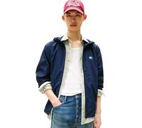 Tommy Jeans Cortavientos Hombre Chicago con capucha, Azul (Dark Night Navy), S