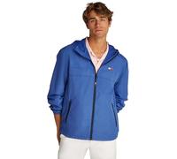 Tommy Jeans Cortavientos Hombre Chicago con capucha, Azul (Tempo Blue), S