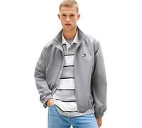 Tommy Jeans Cortavientos Hombre con puños y cinturilla elásticos, Gris (Gravel Grey), S