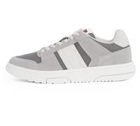 Tommy Jeans Cupsole Sneaker Hombre The Brooklyn Mix Calzado Deportivo, Gris (Granite Road), 42
